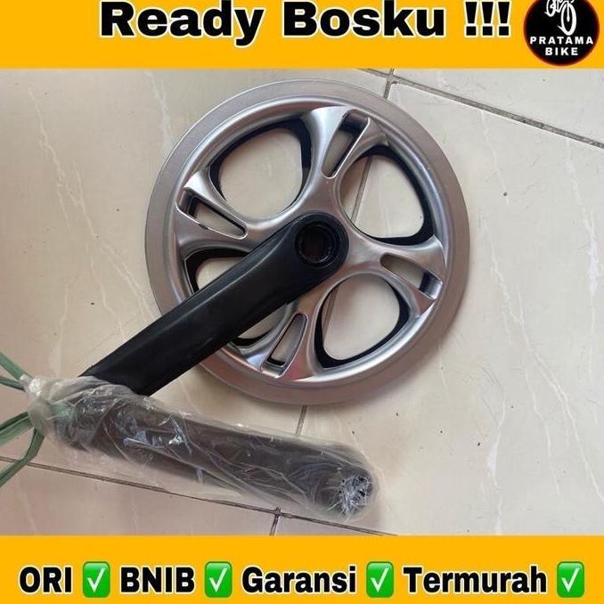 junkishop / Crank / Gear Depan single 48t Piringan sepeda Lipat Minion CTB Fixie panjang arm 152mm T