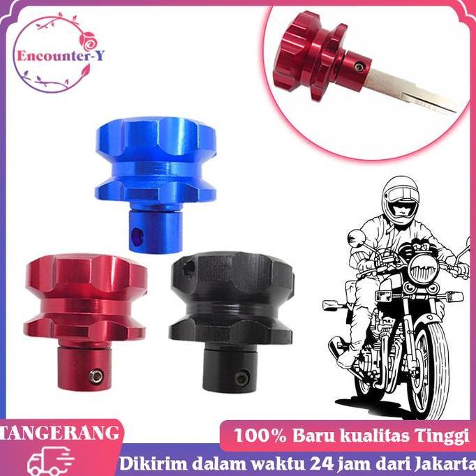 NEZGEFIG Kepala Kunci Motor Variasi Universal Kepala Kunci Model Keyless Motor