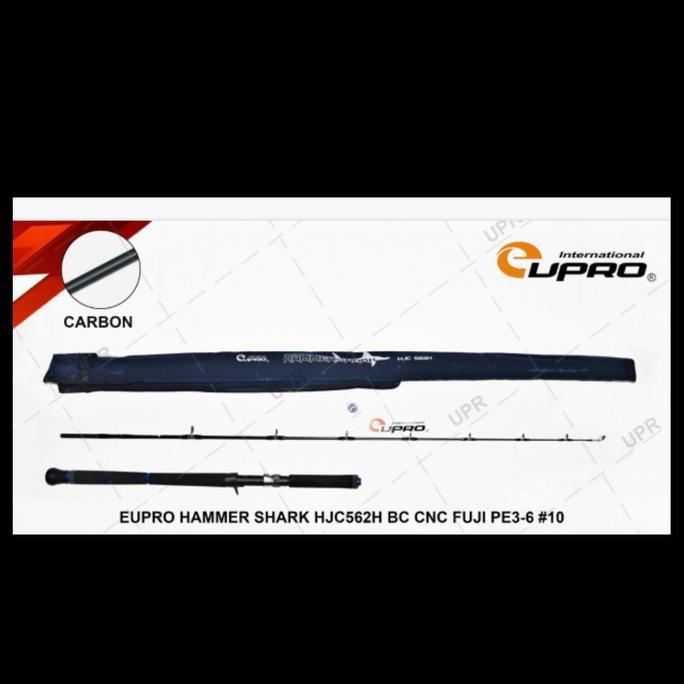joran eupro hammershark 562 165 cm joran jigging tanduk overhead