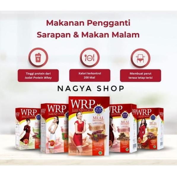 Wrp Meal Replacement Lose Weight (6 Sachet) / Susu Wrp / Active Body Shape / Active Bodyshape