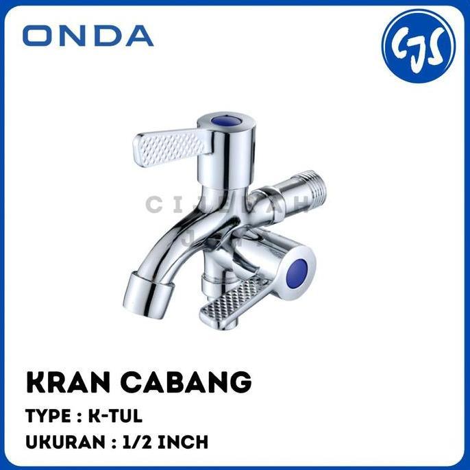 Kran Cabang Shower Double Onda K - Tul / Kran Double Onda Air Dingin Terlaris