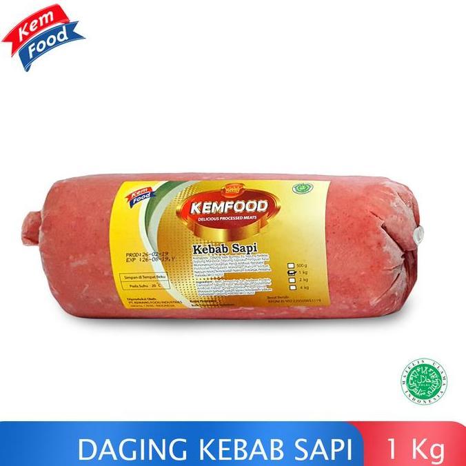 [] Daging Kebab Sapi Kemfood 1kg