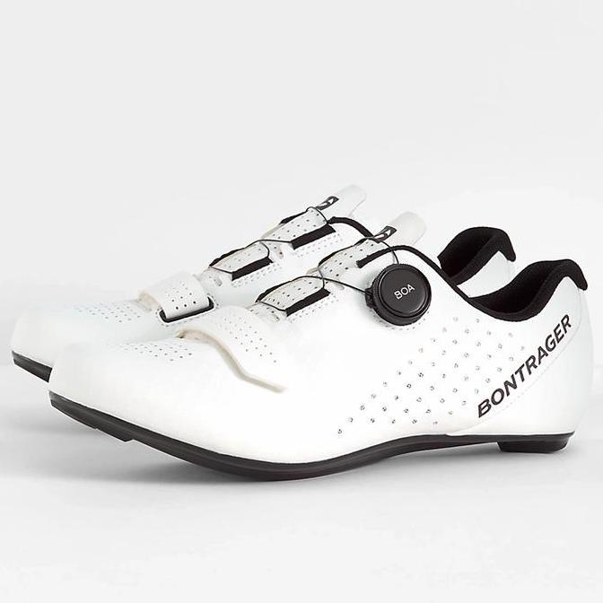 Sepatu Sepeda Bontrager Cleat Roadbike Shoes Circuit RD White