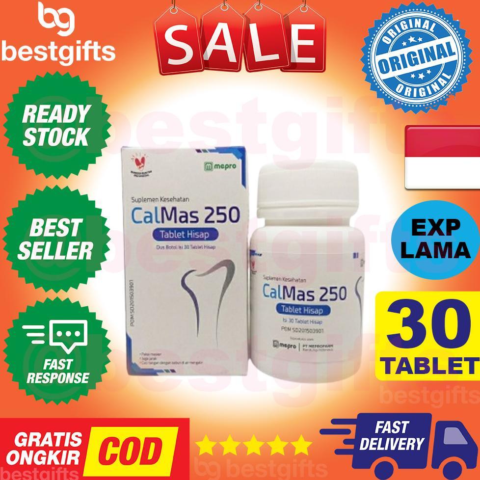 Calmas Cal Mas Suplemen Kesehatan Kalsium Peninggi Badan 30 Tablet Hisap