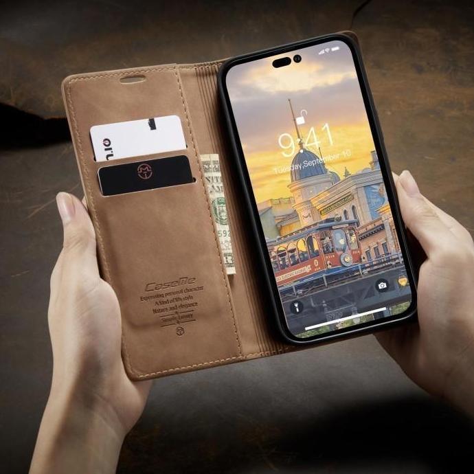 ahmadgoedang3 - Vivo v27e Flip Case Caseme Cover Leather Wallet Dompet
