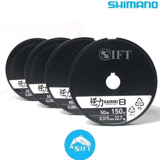 NEW Senar PE Shimano KAIRIKI 8 150M | Multi Color | 6Lbs sd 80Lb | Braid IFT FISHING