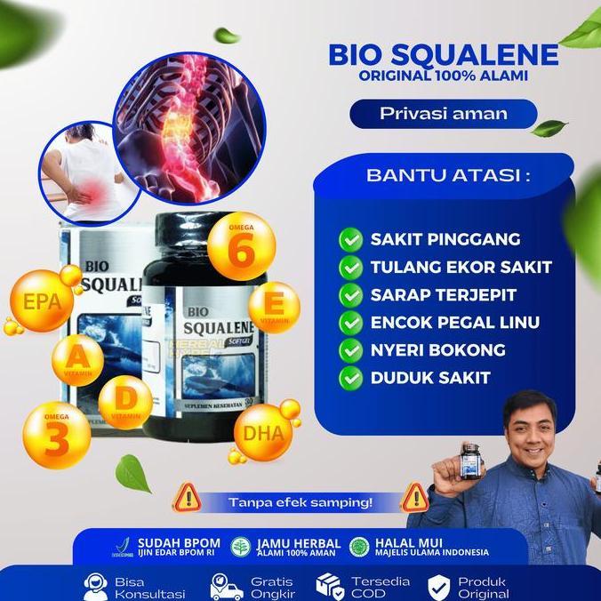 Youyou- Bio Squalene Untuk Tulang Ekor Patah, Sakit Tulang Ekor, Sakit Saat Duduk, Nyeri Tulang Pant