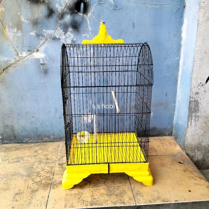 SANGKAR KANDANG KOTAK BESI F1 UKURAN 35X40X90 NO 3 MOTIF NAGA TIMBUL SANGKAR BURUNG JALAK,KACER,BEO,