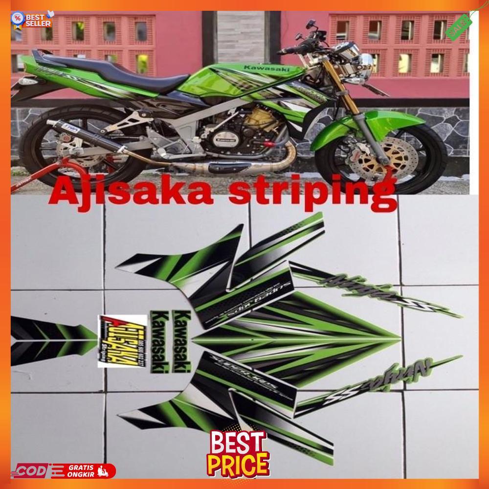 Stiker Ninja Ss 2013 Hijau Striping Ninja Ss 2013 Hijau Striping Stiker Lis Les Kawasaki Ninja Ss 20