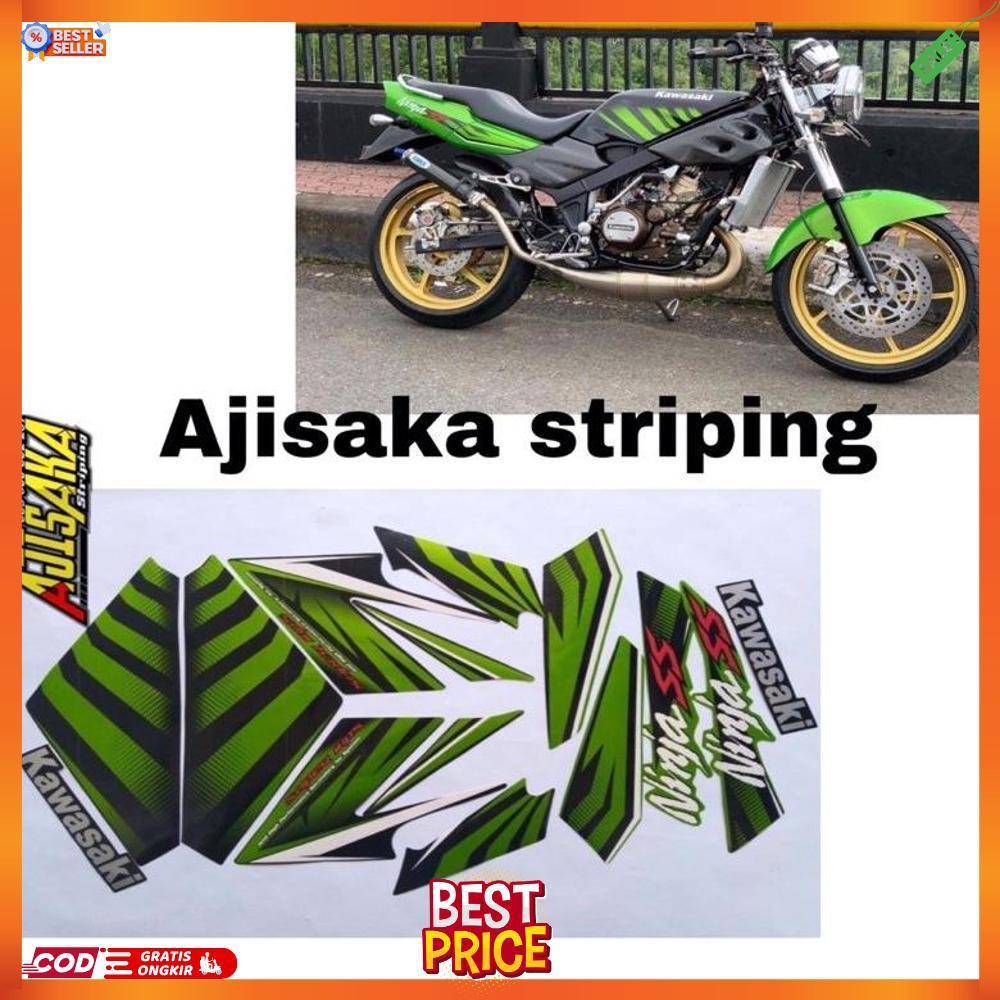 Stiker Ninja Ss 2013 Hijau / Striping Ninja Ss 2013 Hijau / Striping Stiker Sticker Lis Les Kawasaki