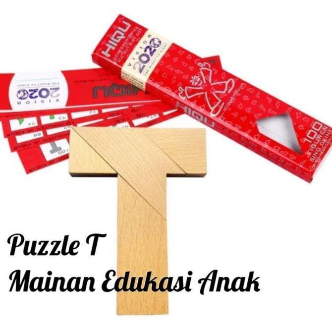Promo Puzzle T Puzzle Kayu Mainan Edukasi Anak Mainan Untuk Melatih Otak Anak Mainan Edukasi Tangram