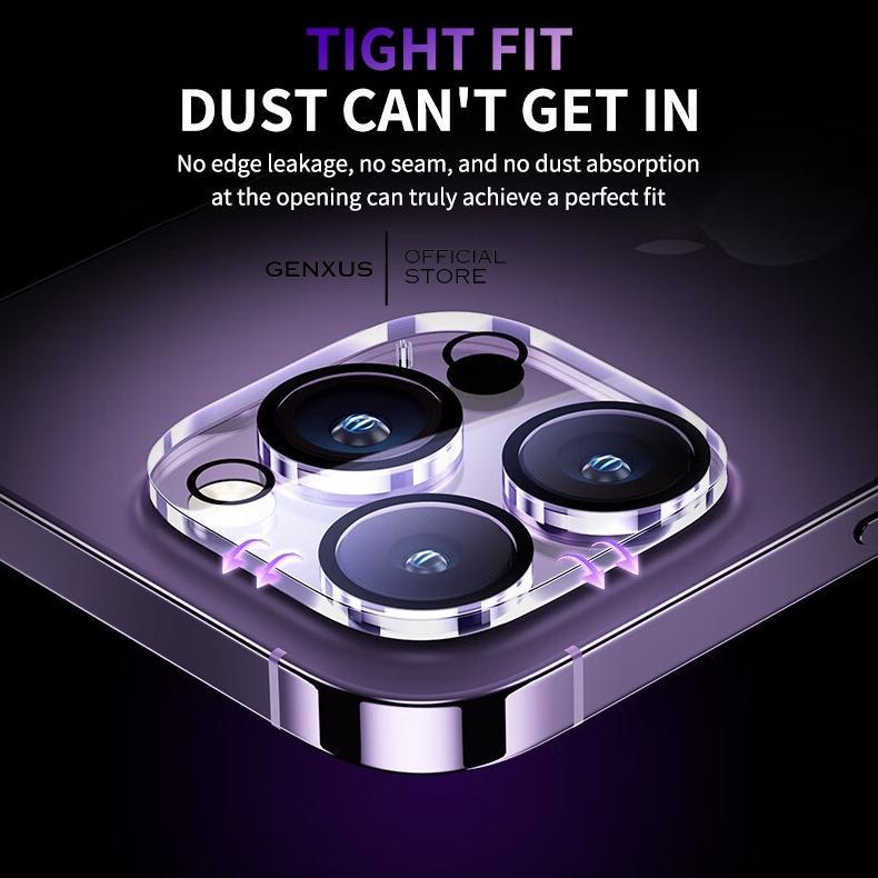 new genxus camera lens clear protector  for iphone 11-17 series pelindung kamera easy insyall anti s