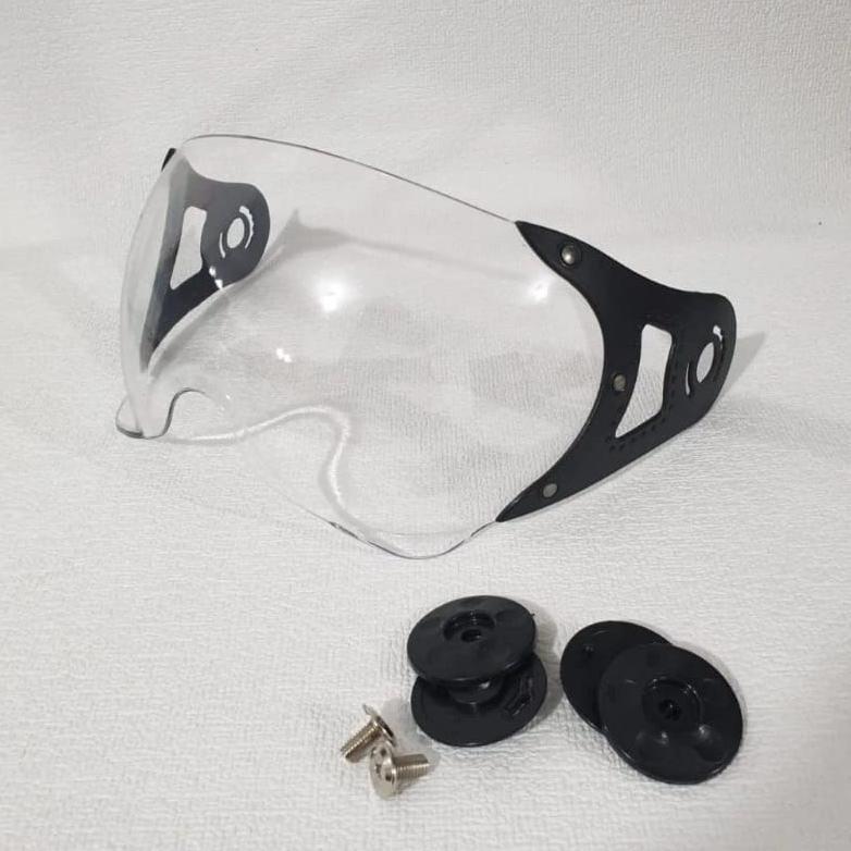 KACA HELM PILOT CAKIL RETRO KLASIK FULL FACE