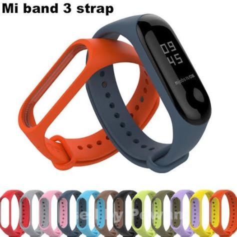 Hot Deals Cod Tali Karet Miband 3 4 5 6 Silicon Replacement Strap Only Smart Band Smart Watch Mi Ban