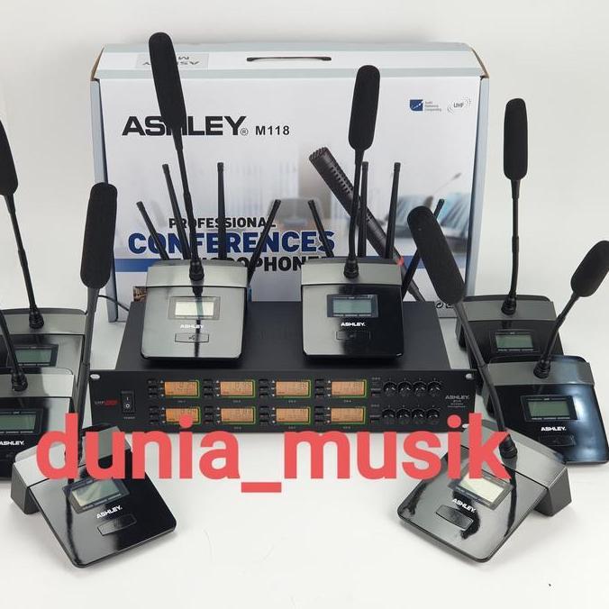 Mic Meja Wireless Ashley M118 M118 Original