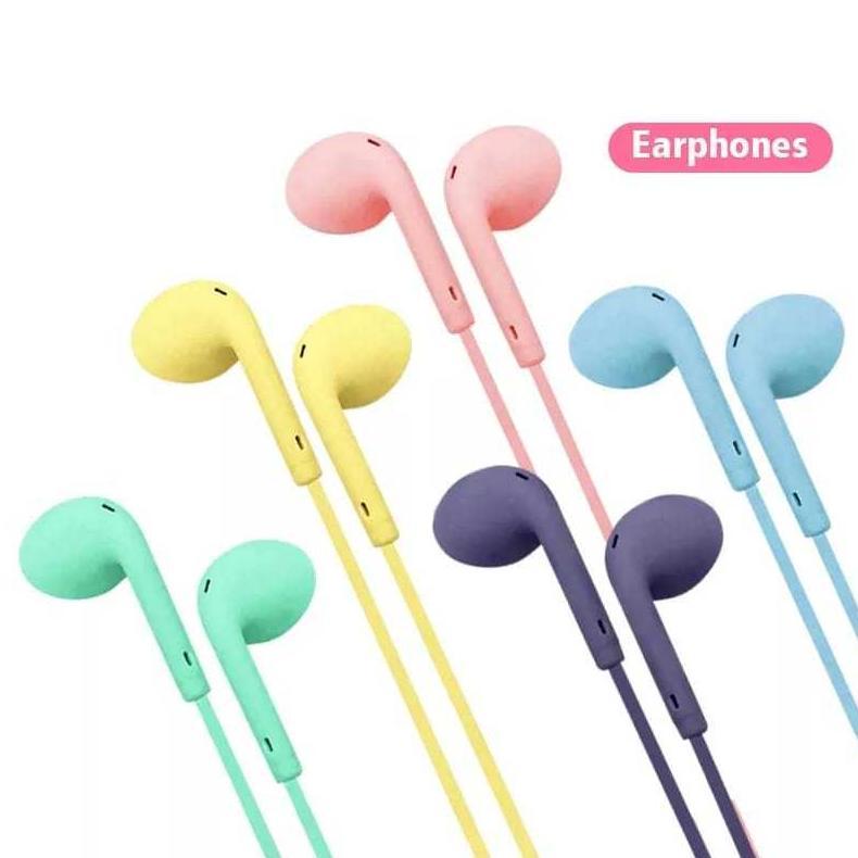 HOT DEALS Headset Macaron U19 Earphone Handsfree Mic U 19 Stereo Super bass Color Grosir Murah