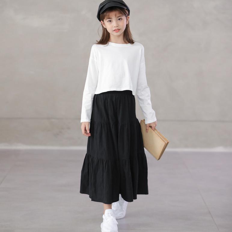 recommended rok syakilla - rok bawahan 3 susun syari hijab putih polos sepan span lebar anak remaja 