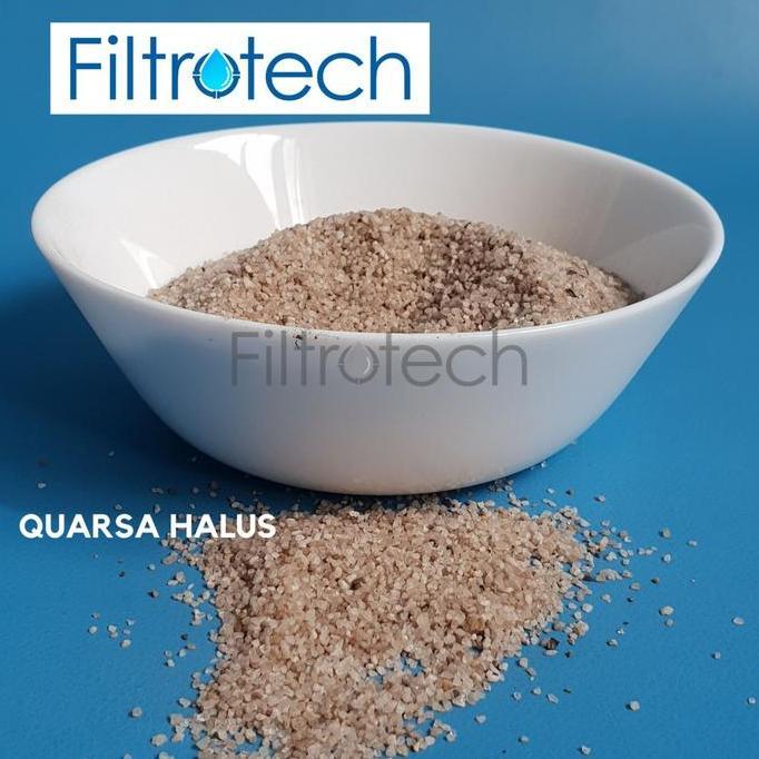 Filter Air Pasir Silika Kuarsa / Silica Quarsa Halus-Sedang 1 kg
