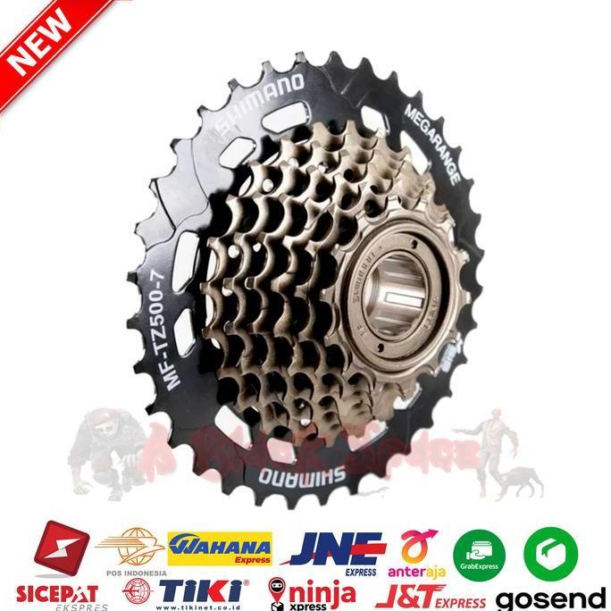 SPROCKET SHIMANO TOURNEY MF TZ31 FREEWHEEL MEGARANGE 7 SPEED 14-34T MO