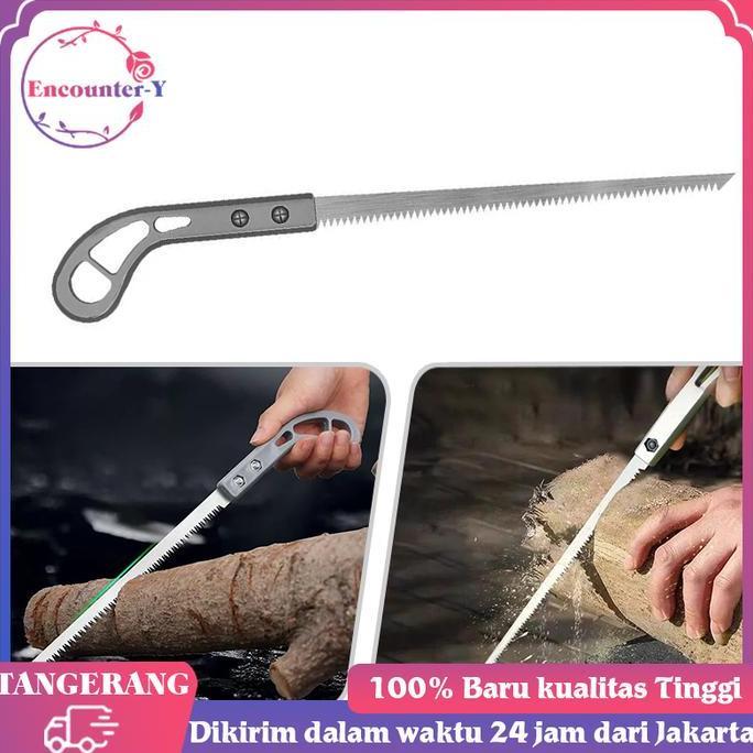 IDSTORE Gergaji Potong Kayu Gergaji Gagang Kayu Gergaji Bonsai Gergaji Dahan Ranting Mini Prune Saw 