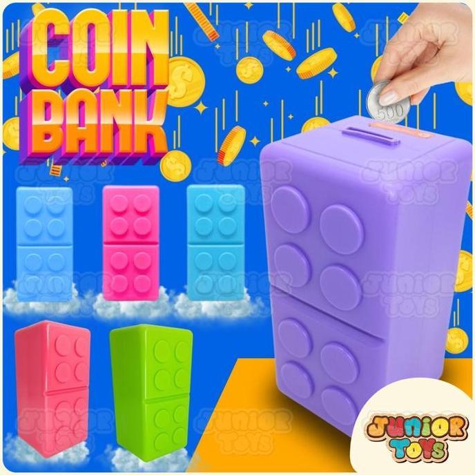 Celengan Anak Unik Coin Bank Block Allshop
