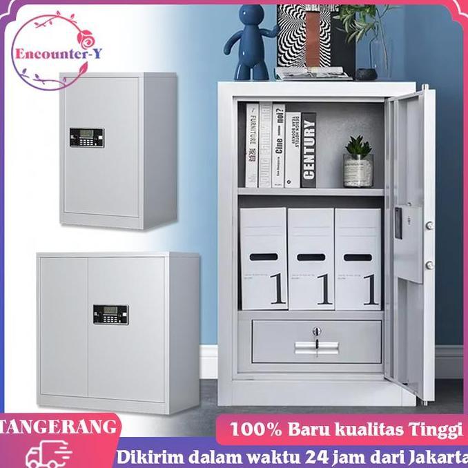 IDSTORE Digital Brankas Lemari Brankas Dokumen Lemari Besi Arsip Kantor Loker Kata Sandi Elektronik