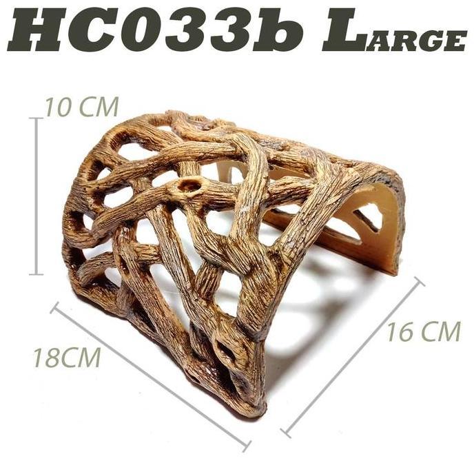 Paket hiding cave feeding dish kura Tortoise sulcata sembunyi reptile