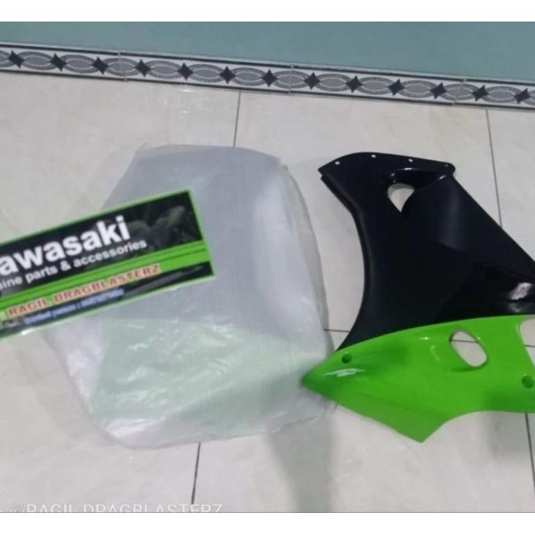 Fairing bawah ninja rr old hijau SE 2011 kanan kiri original Kawasaki