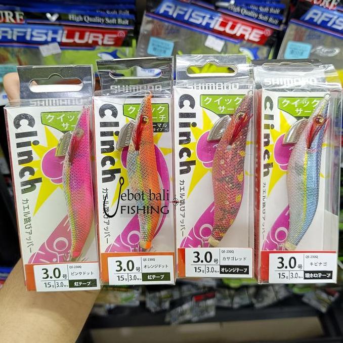 TERBARU - Egi Shimano Clinch 3.0 - Umpan Pancing Cumi / Eging - Umpan Mancing