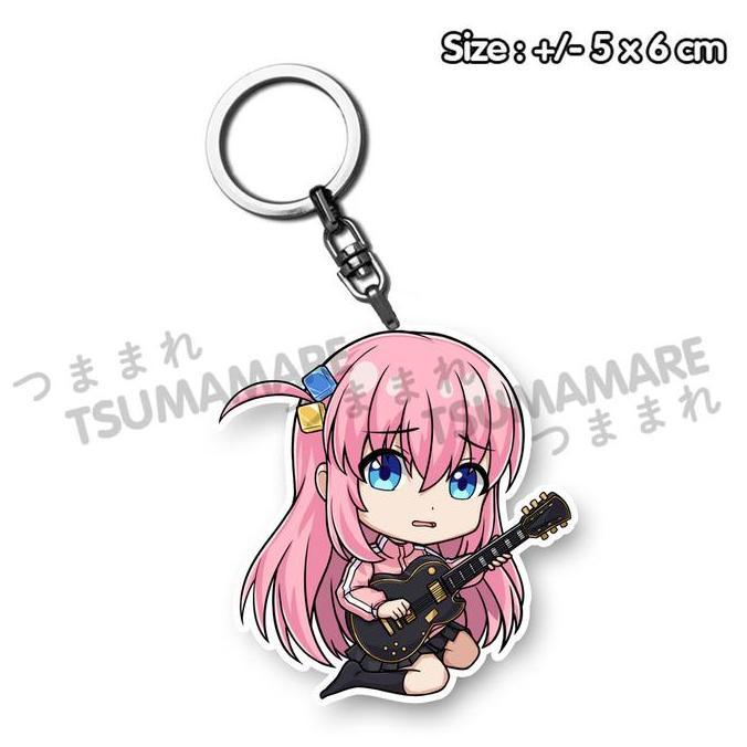 Gantungan Kunci Bocchi Acrylic Akrilik Anime Bocchi the Rock