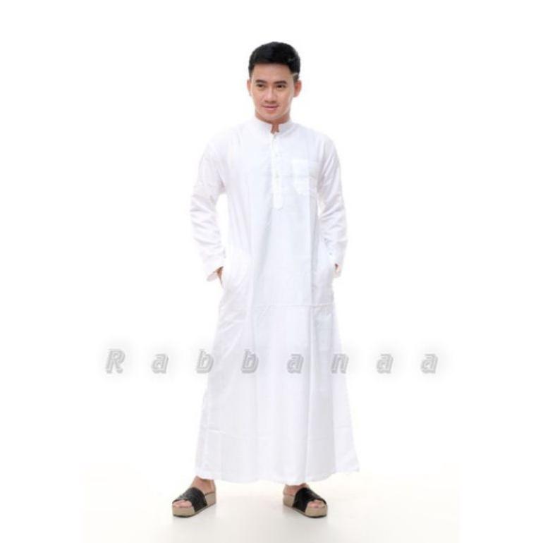 Hemat Jubah Pria Gamis Pria Jubah Pria Dewasa Hitam Polos