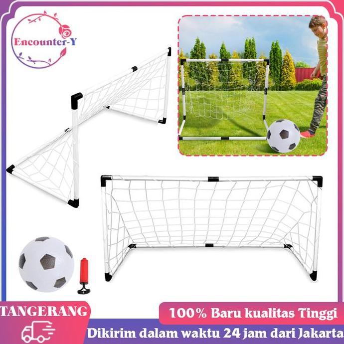 QINGACHO 2Set Mainan Gawang Bola Anak Gawang Futsal Anak Gawang Sepak Bola Anak