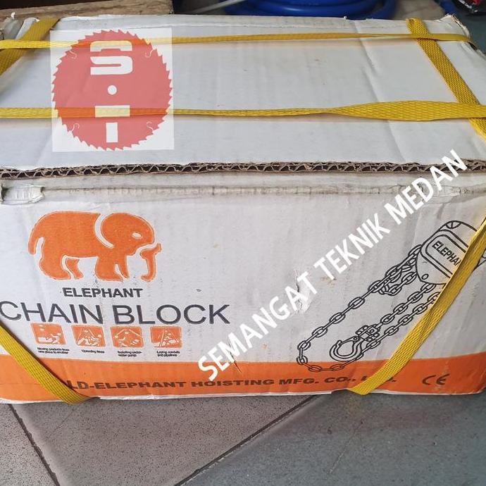((PROMO)) CHAIN BLOCK TAKEL KATROL HOIST 1,5TON 1.5 TON 10 METER ELEPHANT GAJAH