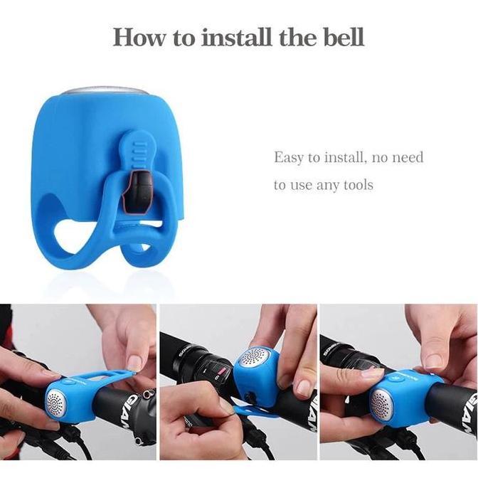 ROCKBROS CB1709 Bel Klakson Elektrik Sepeda 110db - Bel Sepeda Elektrik Klakson Sepeda