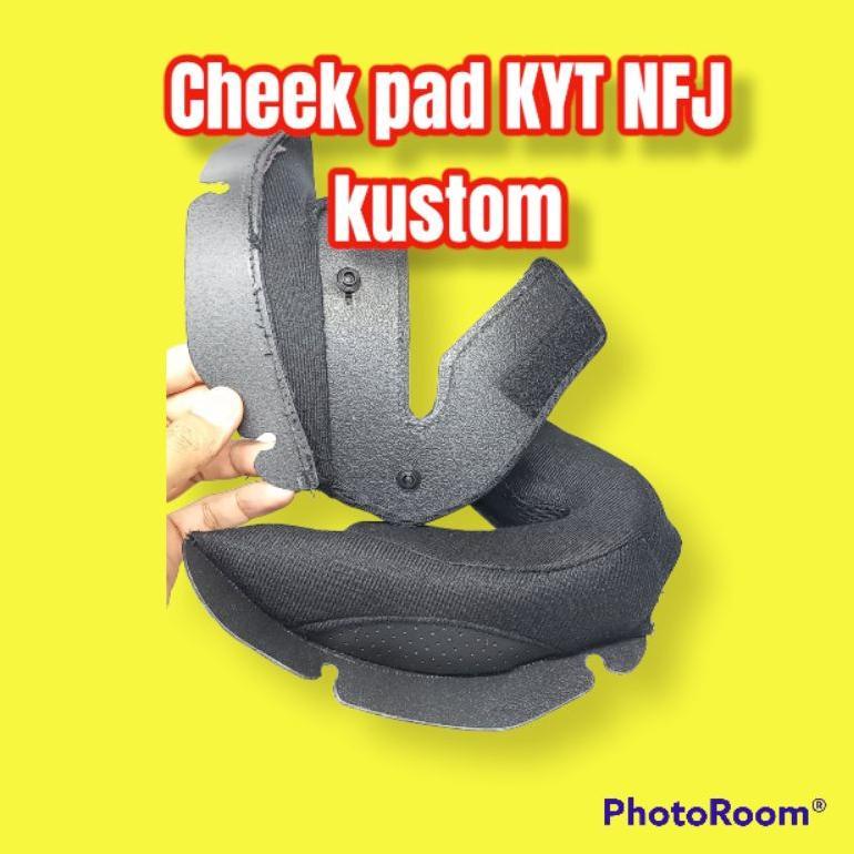 cheek pad busa pipi helm kyt NFJ NF JET size S M L XL XXL XXXL