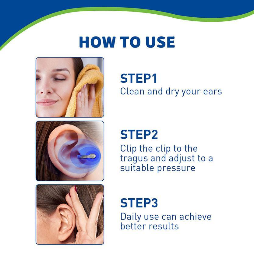 Tinnitus Relief klip untuk Telinga Berdengung Portabel Alat Telinga Tinnitus