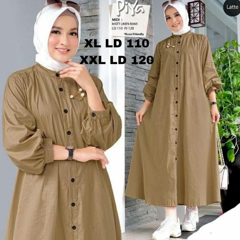 dress piya terbaru tunik kekinian pakaian wanita tunik masakini tunik malaysia longtunik terbaru baj