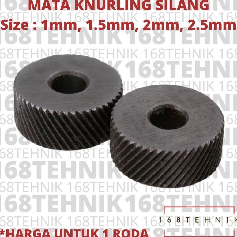 Mata Knurling Silang 2.0MM / Mata Kartel / Roda Knurling