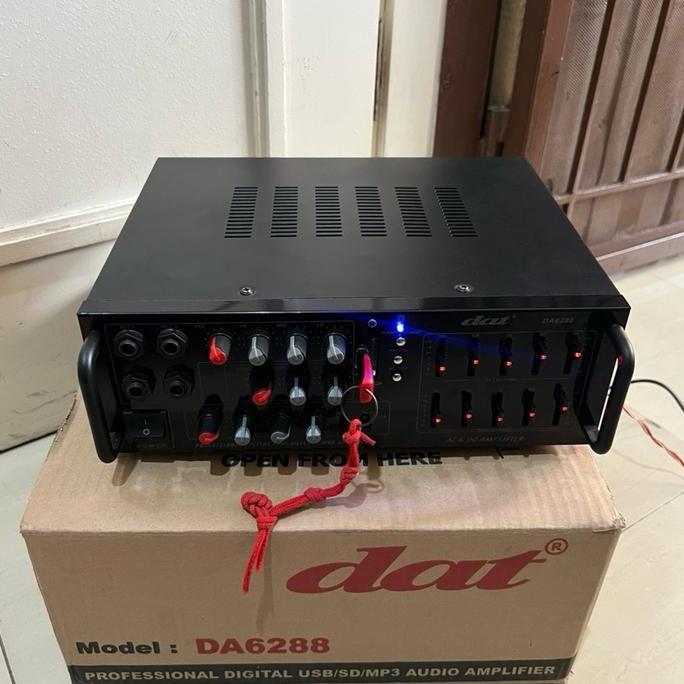 AMPLIFIER DAT DA 6288 AMPLI DAT DA6288 DAT 6288 ORIGINAL USB BLUETOOTH