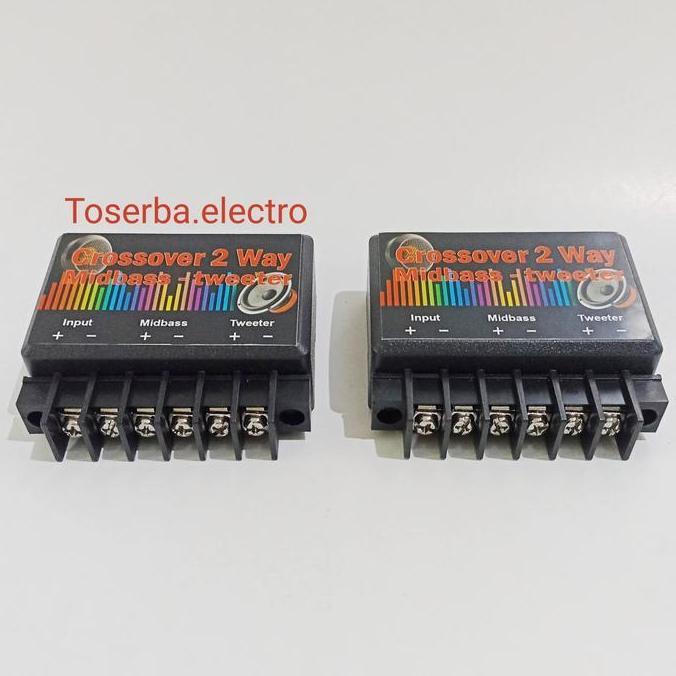 Crossover Pasif 2way speaker split Midbass Tweeter audio mobil terlaris