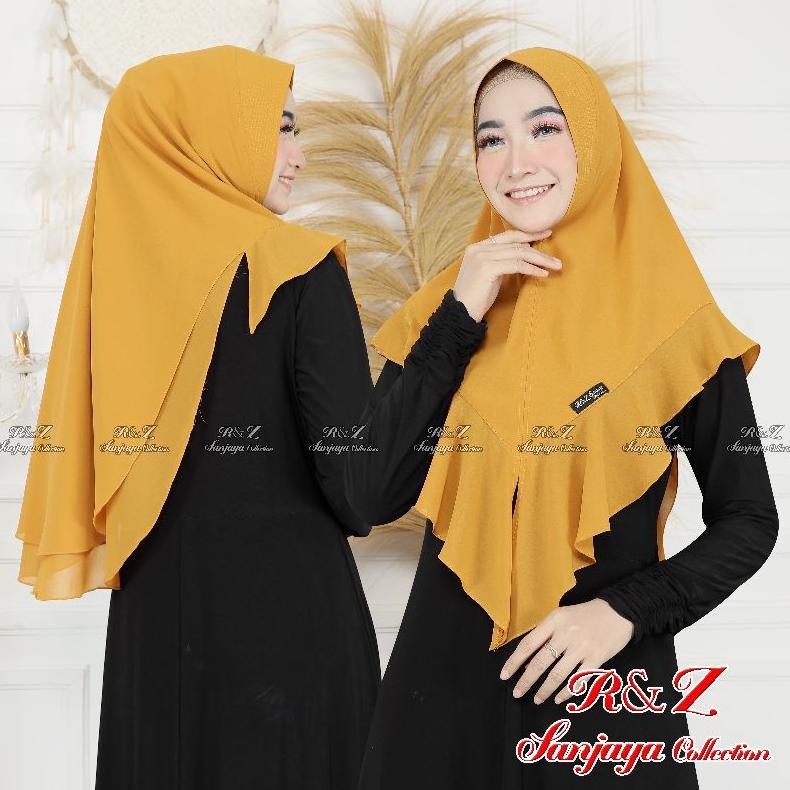 HOT SALE KHIMAR MALIKA CERUTY 2 LAYER ORIGINAL R&Z SANJAYA COLLECTION TERLARIS