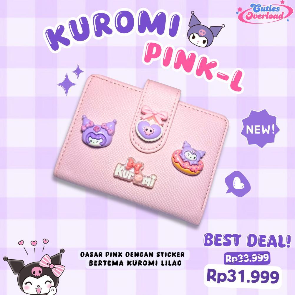 Grosir Dompet Kuromi Lucu | Dompet Kartu Mini | Dompet Anak Karakter | Cuties Overload