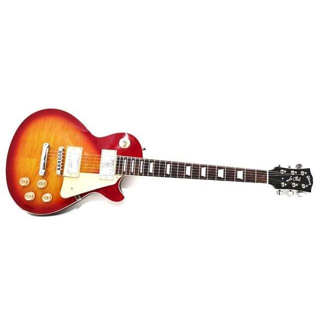 Gitar Elektrik Merk Gibson Les Paul Warna Sunburst Cherry Listrik