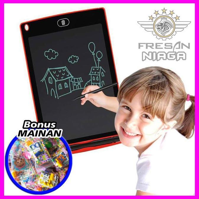 Kit- Papan Tulis Dital Anak Desa Lcd Drawing Writing Magic Tablet Belajar Mainan