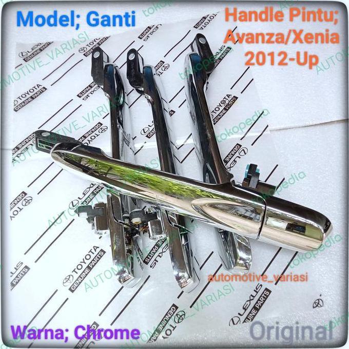 HANDLE AVANZA 2012 UP CHROME HANDLE PINTU LUAR AVANZA XENIA HANDLE PINTU CHROME XENIA AVANZA CAR REA