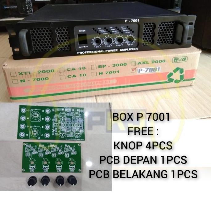 BOX POWER AMPLIFIER 4 CHANNEL P 7001 Box power amplifier 4ch P7001