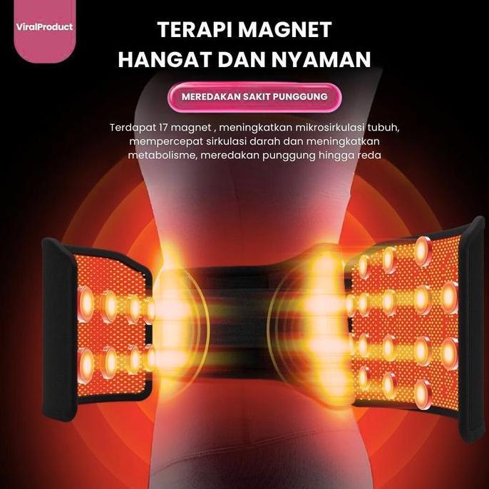 KORSET TERAPI KESEHATAN BATU TOURMALINE PERUT DAN PUNGGUNG