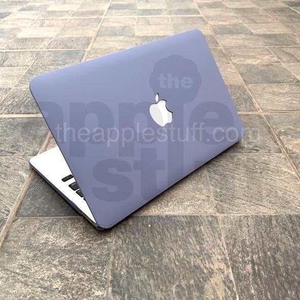 Promo Macbook Case Pastel Lavender Grey