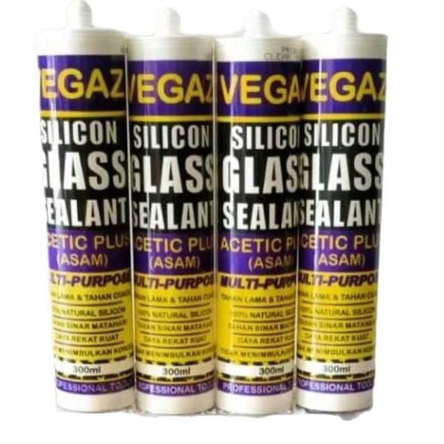 pt_rinaolshop - Lem Sealant Glass Silicon Sealant Lem Kaca Silicone Grey Abu Vegas Diskon