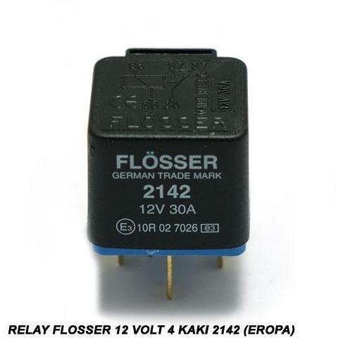 sarifah.cs Relay Flosser 12 Volt 20/30 Ampere 4 Kaki 2142 Eropa Diskon